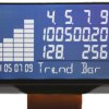 Wyświetlacz monochromatyczny LCD, , Alfanumeryczny, podświetlanie LED, GPEG