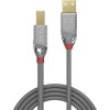 LINDY 36642 USB cable USB 2.0 USB-A plug, USB-B plug 2.00 m Grey