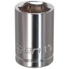 Siegen S0655 Walldrive Socket 17mm 1/2"sq Drive