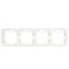 Ramka poczwórna biała BMRC4/11 Kontakt-Simon Basic Neos