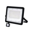 Naświetlacz Led Galaxi 50W 5000Lm Barwa Ciepła 3000K Ip65 Czarny Z Czujnikiem...