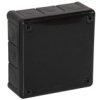 Puszka Natynkowa Pusta 12 Wlotów Viplast Vp-51 Czarna Ip55 118X118x46mm 051-05