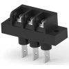 PCB terminal, 3 pole, AWG 22-12, 20 A, quick connection, black, 2-1437662-4