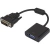 Renkforce Rf-3301134 DVI VGA Adapter Black With Gold Connectors 15cm
