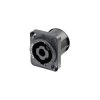 Neutrik NL2MPXX Speakon Socket 2-Pin Black 1pc Secure & Reliable