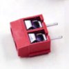 Blok terminal voor printmontage 2 rood 5mm