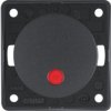 Integro Flow Wyłącznik kontrolny z czerwoną soczewką 2-biegunowy antracyt 937522505 HAGER