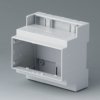 PC DIN rail enclosure, (L x W x H) 58 x 88 x 90 mm, light gray, B6704105