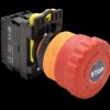 Przycisk awaryjny podświetlony STOP grzybek przemysłowy IP65 TRACON