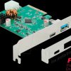 89001 PCIe x4 > 1 x external USB 3.1 Type-C (PD), 1 x external Type A