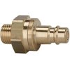 Nipple, L 43 mm, 35 bar, brass, for jacks, 107523