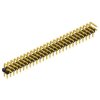 Pin header, 54 pole, pitch 2.54 mm, angled, black, SL LP 4 041 54 G