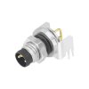Binder 09 3419 82 03 Male 3 Pin Front Fastening Solder Tag Terminal