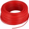 Przewód; montażowy; H07V-K (LgY); 1 żyła; linka; Cu; 4,00mm2; czerwony; PVC; -40...+70°C; 750V; zwój 100m; Prysmian; RoHS; 4,8mm