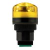 P40 A LED YEL V12/24DAC BK - Sygnalizator do montażu panelowego - 91195