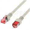 Patchcord S/FTP linka Kat.6 LSOH szary 0,25m