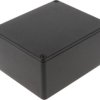 Aluminum die cast enclosure, (L x W x H) 120 x 100 x 65 mm, black (RAL 9005), IP54, 1590CEBK