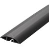 Floor cable duct, (L x W x H) 1000 x 25.4 x 5.8 mm, PVC, black, BYB-5-05N6005, 1 piece with 1 meter