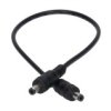 Przedłużka Dc 5.5/2.1 1W-1W Czarna 30Cm 22/20Awg