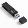 CZYTNIK KART XO 2W1 DK05B USB 3.0 CZARN