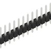 Pin header, 12 pole, pitch 2.54 mm, straight, black, 10048049