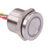 PBAR9AFB000A0G APEM Green LED 5VDC Momentary NO 19mm Piezo Switch Prewired IP68