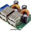 Przetwornica napięcia - ładowarka 4 x USB 5V