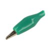 Krokodylek; 27.710.4; zielony; 36,5mm; zaciskany; stal niklowana; Amass; RoHS