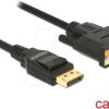 85313 Delock Cable DP 1.2 male > DVI 24+1 male passive, black, 2 m