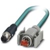 Kabel Ethernet Cat5 długość 2m Z zakończeniem Phoenix Contact