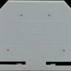 280-301 End and intermediate plate, 2.5 mm thick, grey