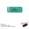 Ampera miniaturowy miernik prądu stałego - PCB i mikroprocesor do projektu AVT 5766