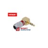Wtyk JACK 3,5mm st.złoty JW500 kątowy VITALCO