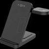 FIXPOS-SA-BK Qi charger, wireless, 15 W, 3-in-1, for Samsung, black