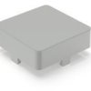 Aperture, square, (L x W x H) 14 x 14 x 5.5 mm, gray, for short-stroke pushbutton, 5.46.681.001/0152