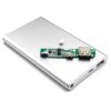Obudowa POWERBANK 110x68mm sreb. li-Poly 5V/1A Ładowarka