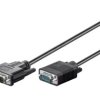 DVI-VGA/3 Kabel D-Sub 15pin HD wtyk,DVI-I (12+5) wtyk 3m czarny