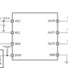 3-channel I2C interface RGB LED driver with instant blinking and auto animation control