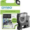 Taśma do nadruku DYMO D1 S0718040 poliamid Kolor taśmy: biały Kolor nadruku:czarny 12 mm 3.5 m