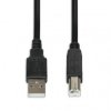 Kabel IBOX USB 2.0 A-B M/M 1,8M DRUKARKA IKU2D18 (USB 2.0 typu A M - USB 2.0 typu B M 1,8m kolor czarny)