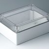ABS enclosure, (L x W x H) 202 x 152 x 90 mm, light gray (RAL 7035), IK07, C7021074