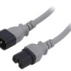 Kabel: 3X14awg, Iec C14 Męski,Iec C15 Żeński, 1,8M Lt-602+545 Sjt 14/3 105C...