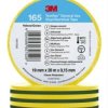 Winylowa taśma elektroizolacyjna 3M Temflex165, żółta/zielona, 19 mm x 20 m
