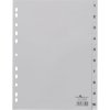 Durable 651110 Index A4 Polypropylene Grey 10 Embossed Tab Dividers
