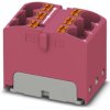 Distribution block, push-in connection, 0.2-6.0 mm², 6 pole, 32 A, 6 kV, pink, 3273939