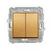 MINI Przycisk żaluzjowy złoty 29MWP-8
