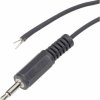 Złącze męskie jack 2,5 mm 1101047 BKL Electronic 1101047 złącze męskie proste Ilość styków: 2 mono czarny 1 szt.