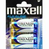 Bateria R20 (D) - maxell alkaline [2szt]