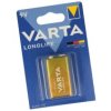 Bateria; alkaliczna; 6LR61 6F22 Longlife; 9V; blister; 16,5x25,5x48,5mm; VARTA; 9V 6F22 6LR61