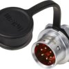 Złącze okrągłe męskie push-pull Weipu SF1212/P6, 6 pin, 125 V/AC IP67, do lutowania